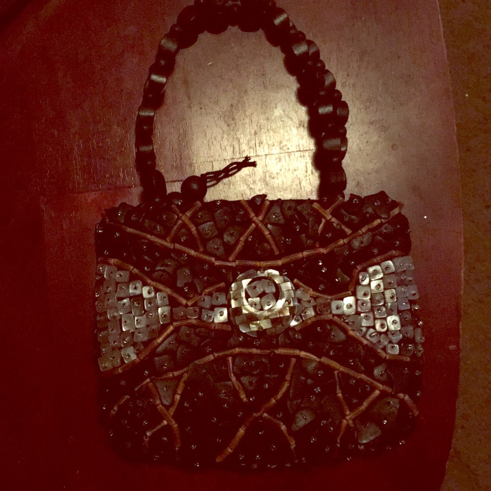 Beaded purse